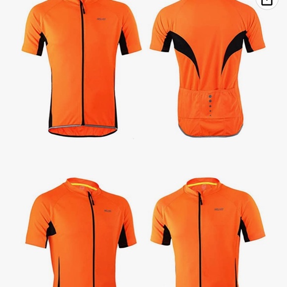 EkarLam Men's Quick Dry Cycling Short Sleeve Jacket Outdoors
Bicycle Jersey - Picture 3 of 3